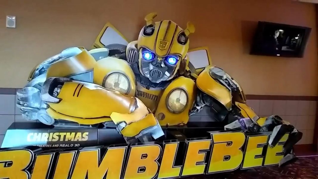 Transformers Bumblebee Animated Standees Now Appearing In Theatres (1 of 1)